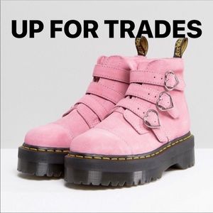 UP FOR TRADING Dr martens x lazy oaf pink platform